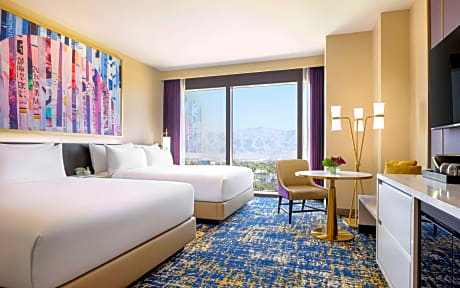 Deluxe Queen Room with Two Queen Beds and City View - Mobility Accessible
