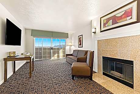 SUITE-1 KING BED,MOBILITY ACC,COMMASSIST,BATHTB,SFBD,NSM,CONTINENTAL BREAKFAST