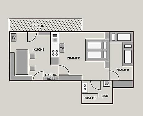 Apartment with Balcony