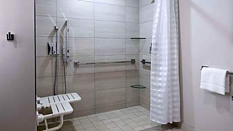 King Studio with Sofa Bed and Roll-In Shower - Disability Access
