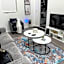 Downtown Los Angeles Skyline balcony view Modern Penthouse