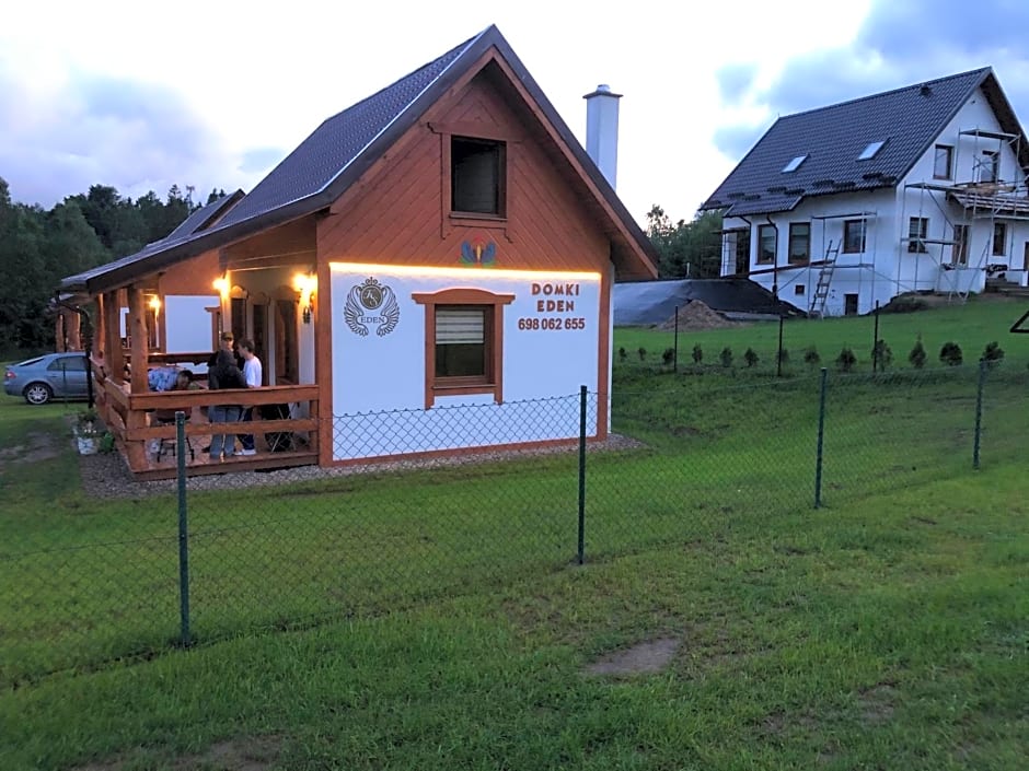 Domek Eden 1 Kaszuby balia sauna alpaki mini zoo