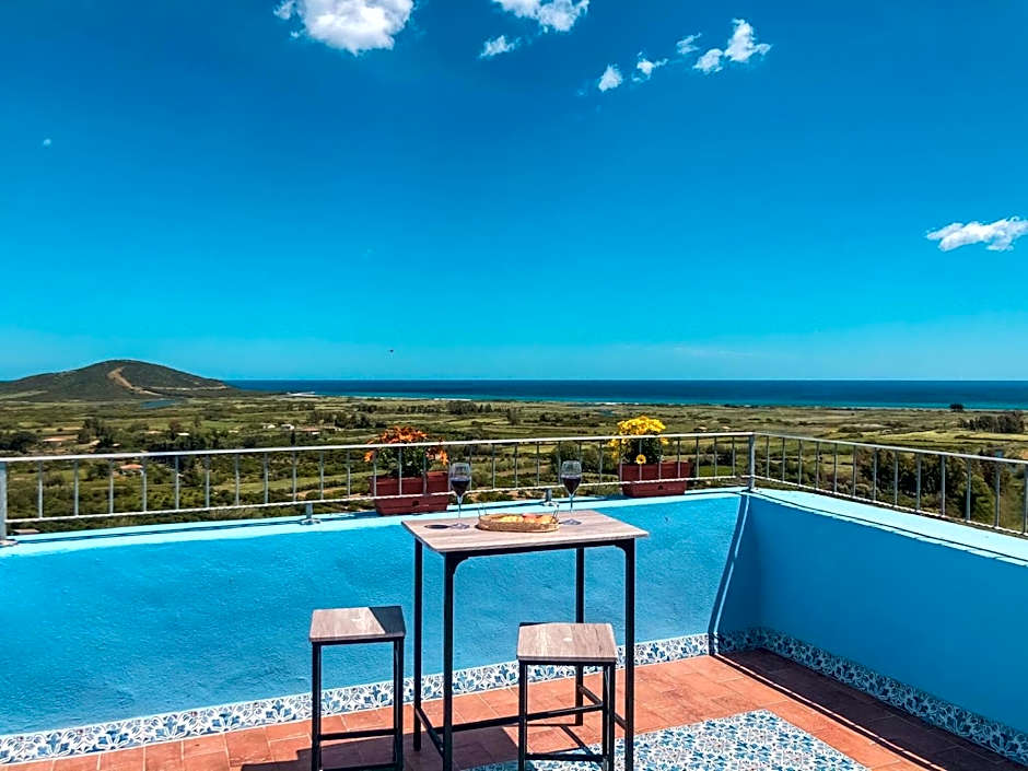 panoramic ROOMS Fora e ' Muros with sea view common terrace , Ammentos Posada