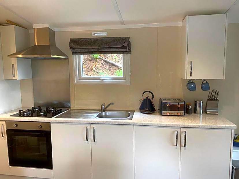 Lovely new caravan by Loch Long