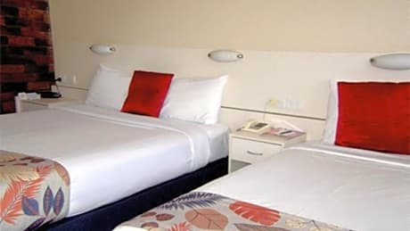 2 Double Beds, Non-Smoking, Flat Screen Television, Internet Access, Air-Conditioned, Cable Tv, Tea 