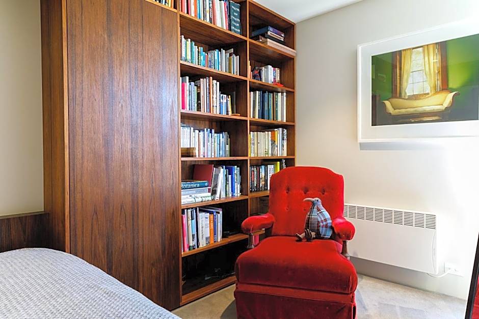 Architectural glass house with ocean views