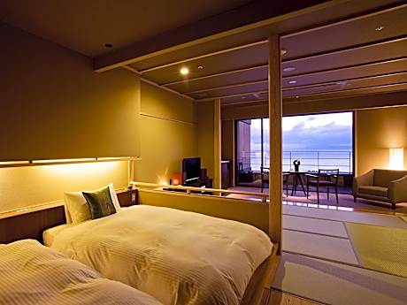 Japanese Western Style Room with Open - Air Bath - Non-Smoking (2nd-4th Floor)