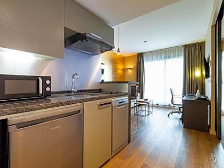One-Bedroom and Living Room with a Sofa Bed Apartment