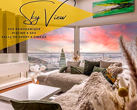 Sky view cinema, piscine, Spa