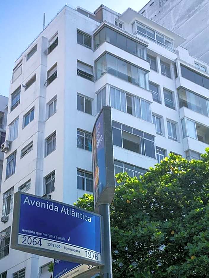 Deslumbrante vista para a Praia de Copacabana.