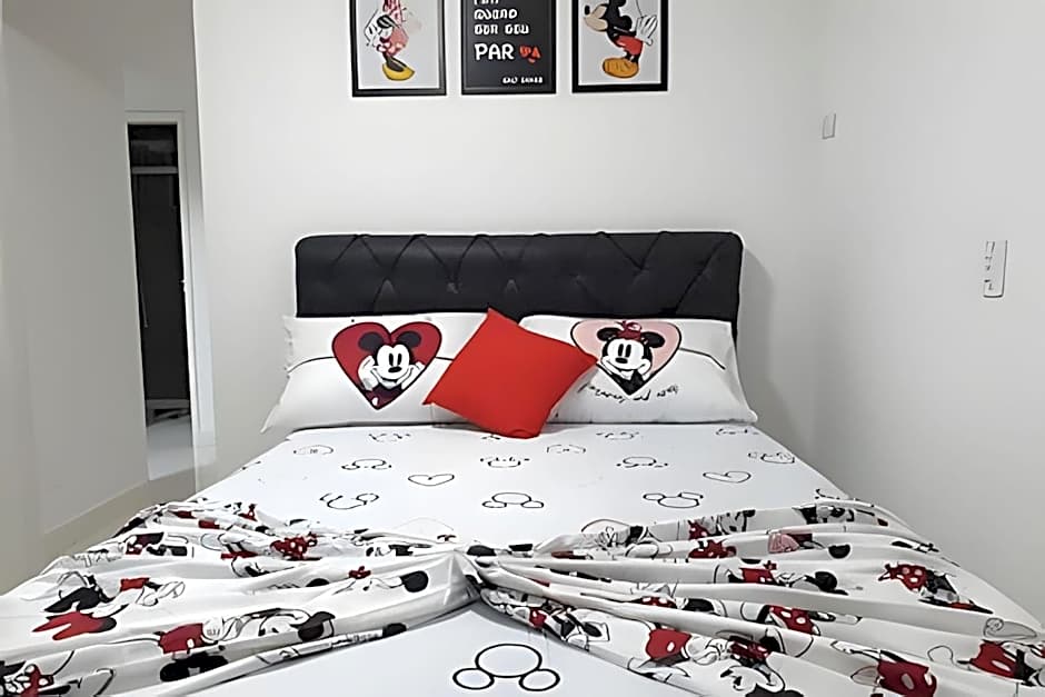 Apartamentos aconchegantes frente mar