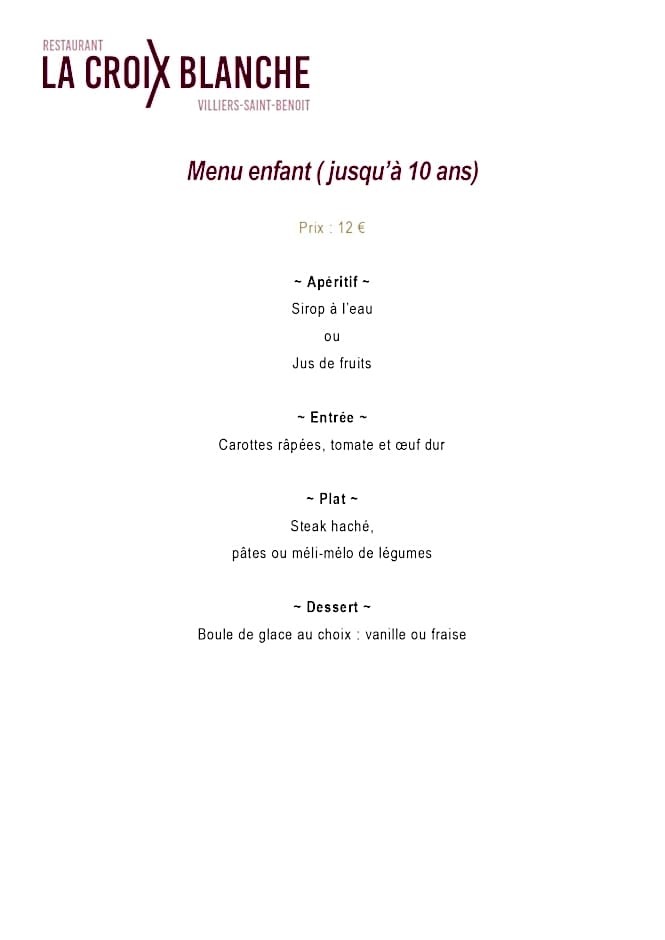 Hôtel de la Croix Blanche