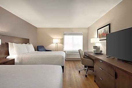 Double Room with Two Double Beds and Courtyard View - Non-Smoking