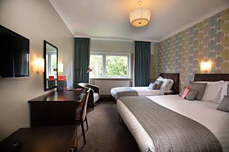 Standard Room with one double and one single bed