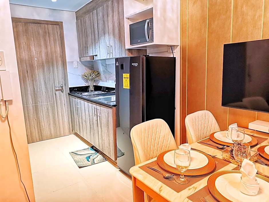 Stylish 1 Bedroom Condo Unit with Perfect Pool View Balcony at Fame Residences