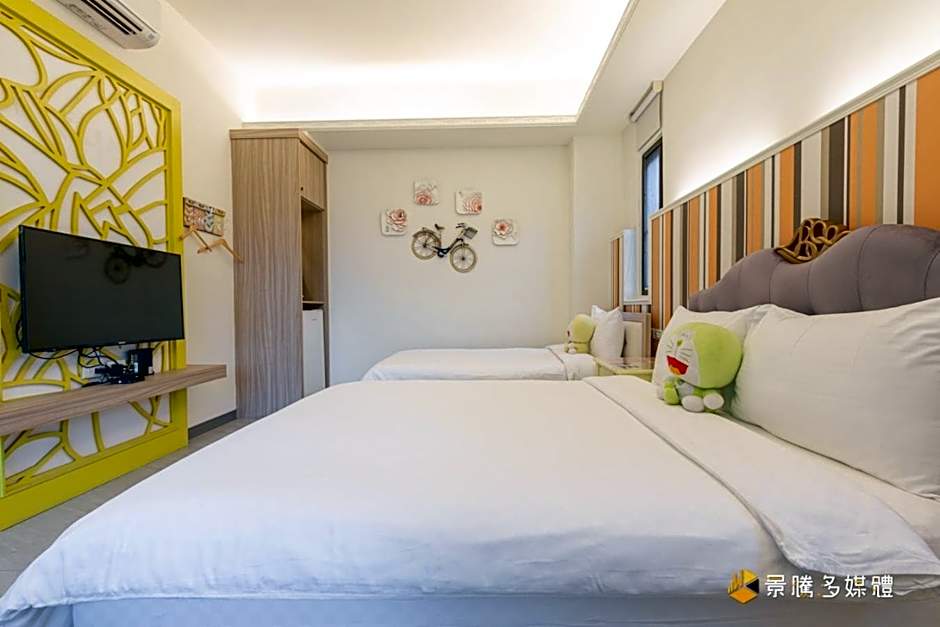 幸福來了-近花蓮火車站 寵物友善 電梯民宿