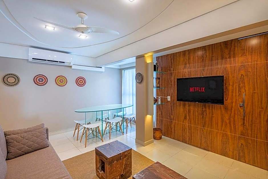 BRLC043- Apê aconchegante com 3Q ao lado da praia