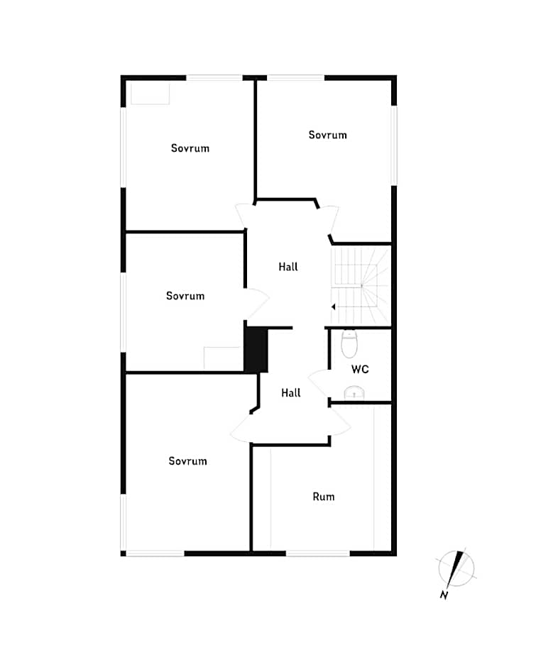 Comfortable guest rooms with fully equipped kitchen and cosy living room.