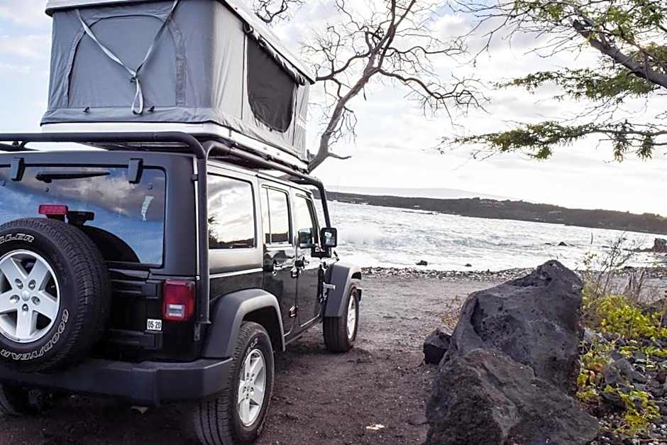 CampCar Maui Jeeps SUVs Hybrid Camper van Rentals with equipment and Travel Advice