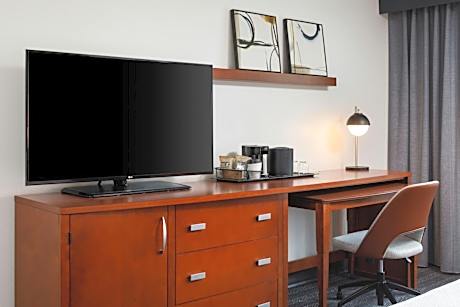 1 Bedroom Larger Suite, 1 King, Sofa bed, City view
