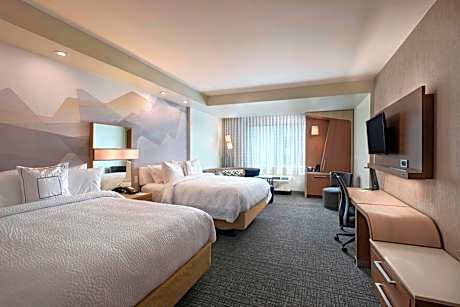 Larger Queen Room with Two Queen Beds and Sofa Bed