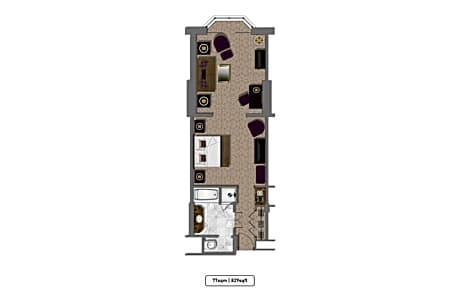 Junior King Suite with Sofa Bed
