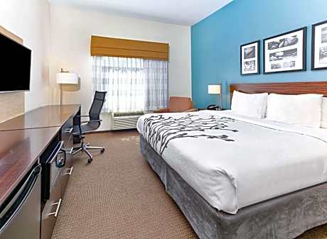 Deluxe King Suite with Roll-In Shower - Mobility Accessible/Non-Smoking