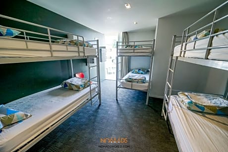 Bed in 6-Bed Mixed Dormitory Room with Bathroom
