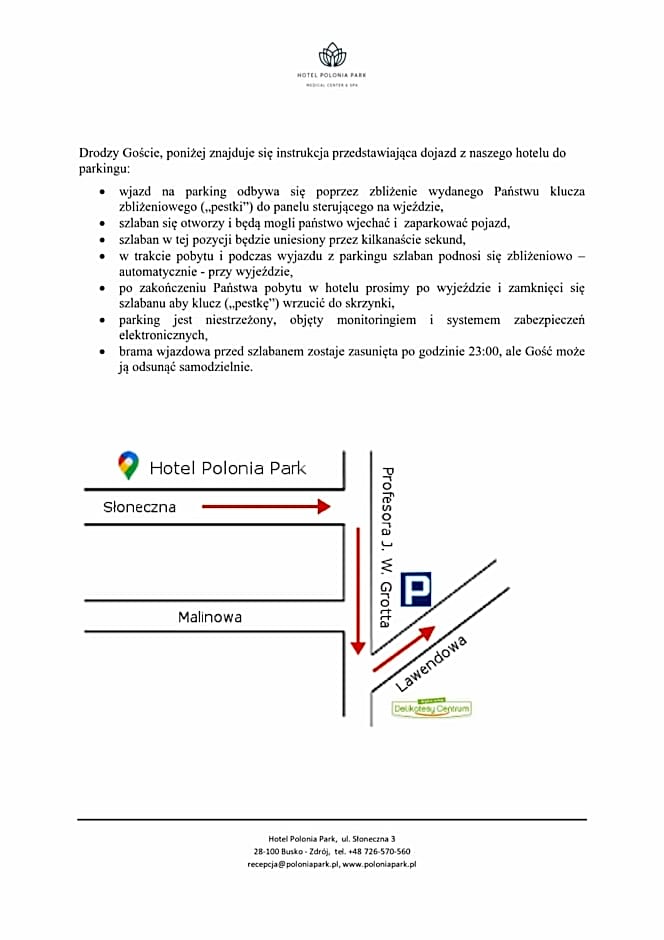 Hotel Polonia PARK Medical Center & Spa Restauracja Polonia & SKY Bar