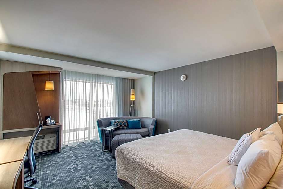 Photo 1 of 7 of 1 King Bed with Sofabed, Hearing/Mobility Accessible, Roll in Shower