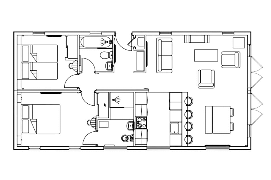 Edge of Padstow, 2 bedroom luxury lodge