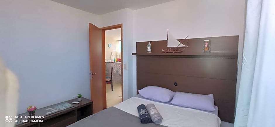 Apartamento lindo, completo e de frente para o mar