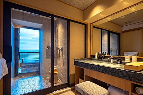 Twin Room with open-air bath - Non-Smoking (2nd-8th Floor)