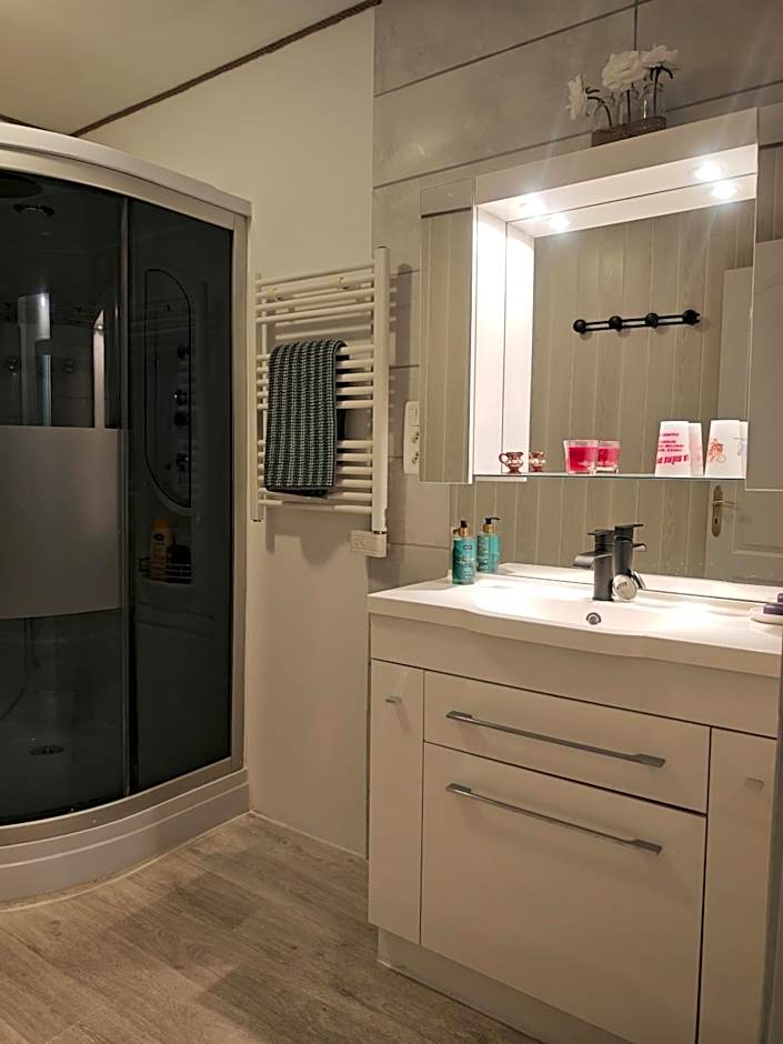 chez Émile côté face maison entière, 3 chambres, 2 salles de bains,jardin et terrasse