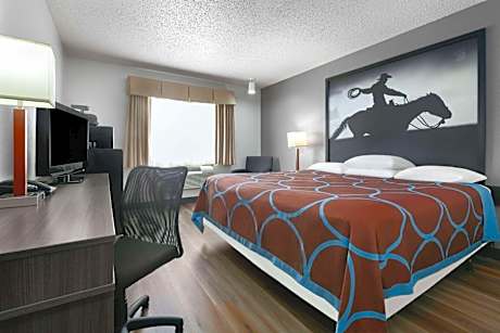 King Room with Roll-In Shower - Mobility/Hearing Accessible - Non-Smoking