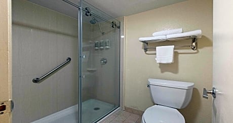 Accessible - 1 King - Mobility Accessible, Communication Assistance, Roll In Shower, Non-Smoking, Continental Breakfast