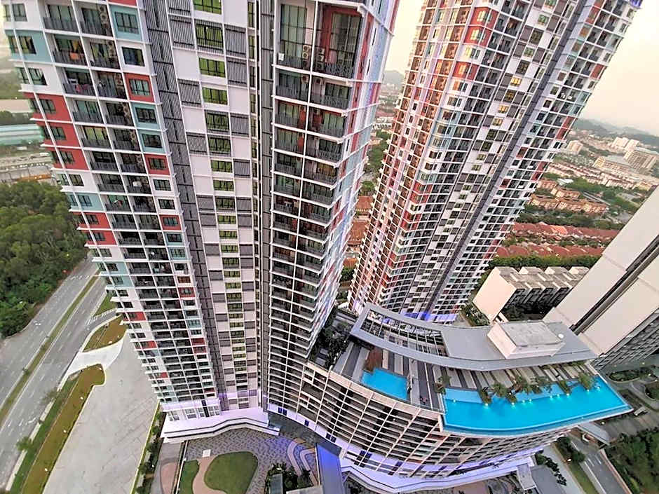 I City Residence, 2 Bedroom 4-6 Pax unit, Walking to Theme n Water Park & Shopping Mall