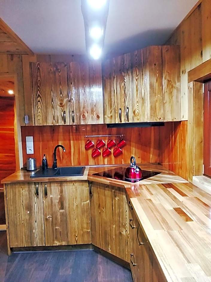 DOMEK NA GÓRACH z GORĄCĄ BALIĄ i SAUNĄ