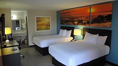 Deluxe Double Room with Two Double Beds - Non-Smoking