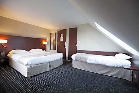 One Double Bed  One Single Bed