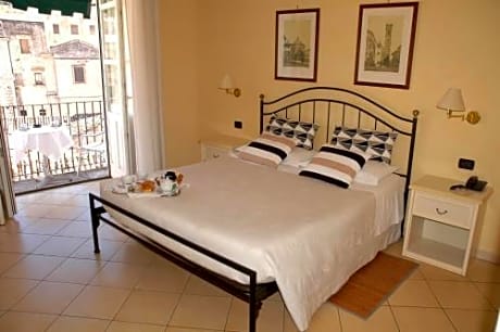 Double or Twin Room with Balcony and City View