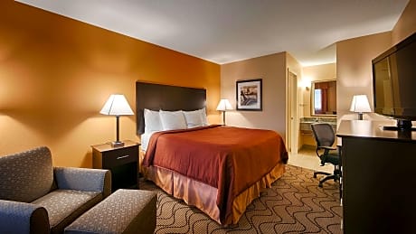 1 KING BED,MOBILITY ACCESSIBLE,BATHTUB,NSMK,FULL BREAKFAST