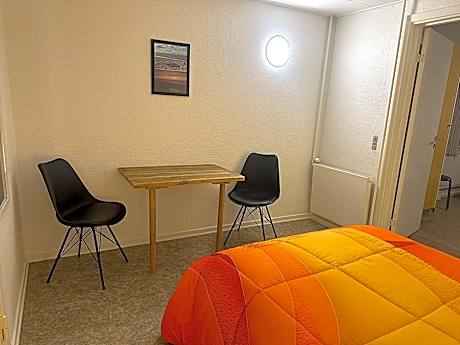 Family Room with Shared Bathroom