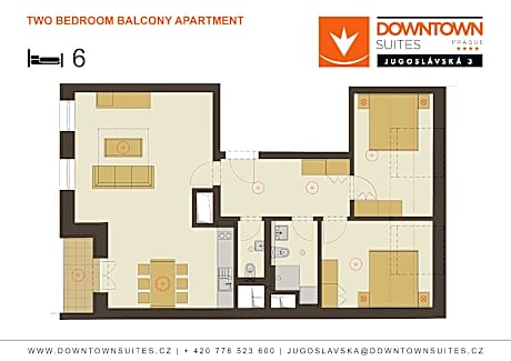 Two Bedroom Apartment - Balcony