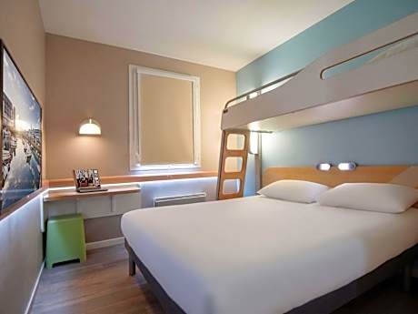 Triple Room with One Double Bed and One Bunk Bed