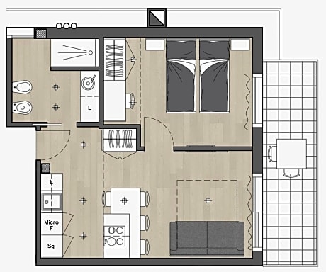 One-Bedroom Apartment
