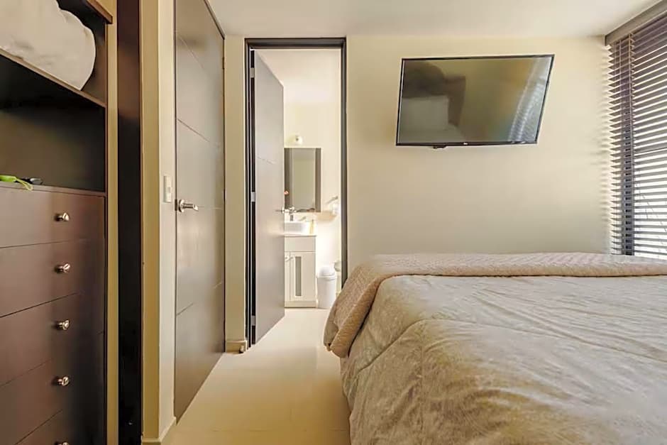 SHINYADO Departamento Minimalista 4piso Sin Elevador CDMX