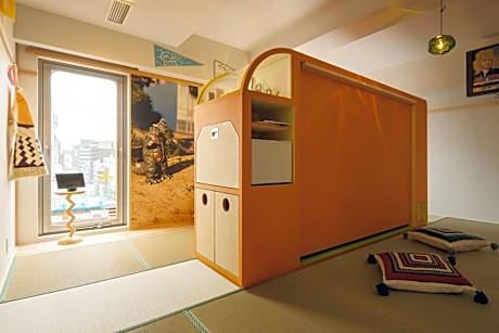 Quirky Retro Future Room “Galápagos Danchi” by Mizuguchi Guchi