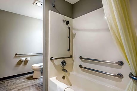 Accessible - 1 King Mobility Accessible Bathtub Desk Microwave Fridge Non-Smoking Full Breakfast