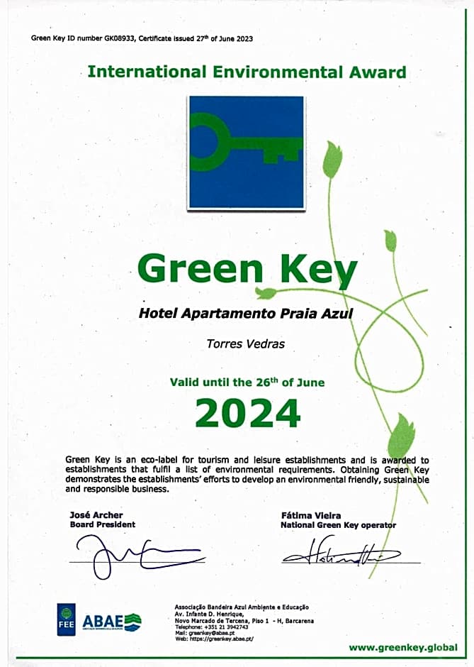 Hotel Apartamento Praia Azul